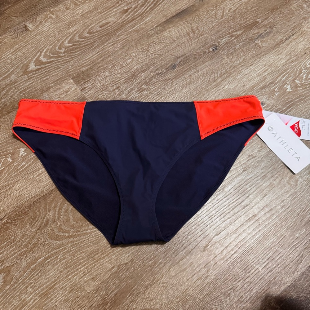 Athleta Colorblock Mid Rise Bottom - Picture 2 of 6